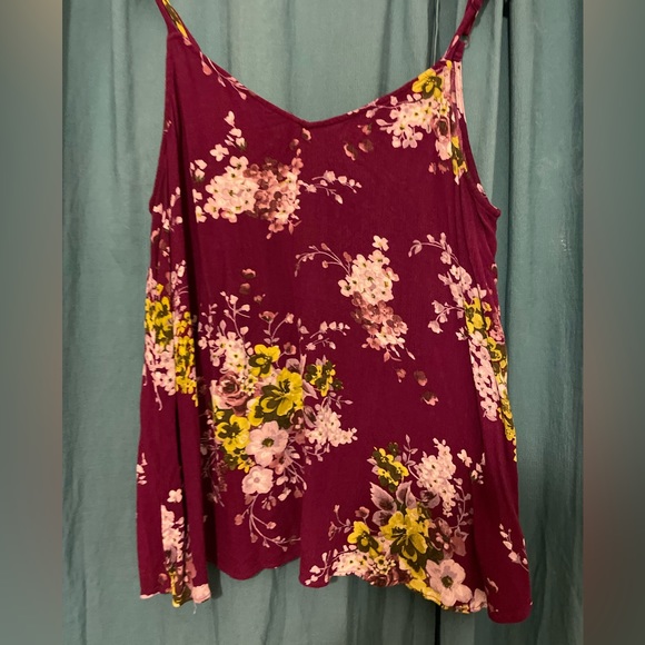 torrid Tops - Purple, Floral Tank Top